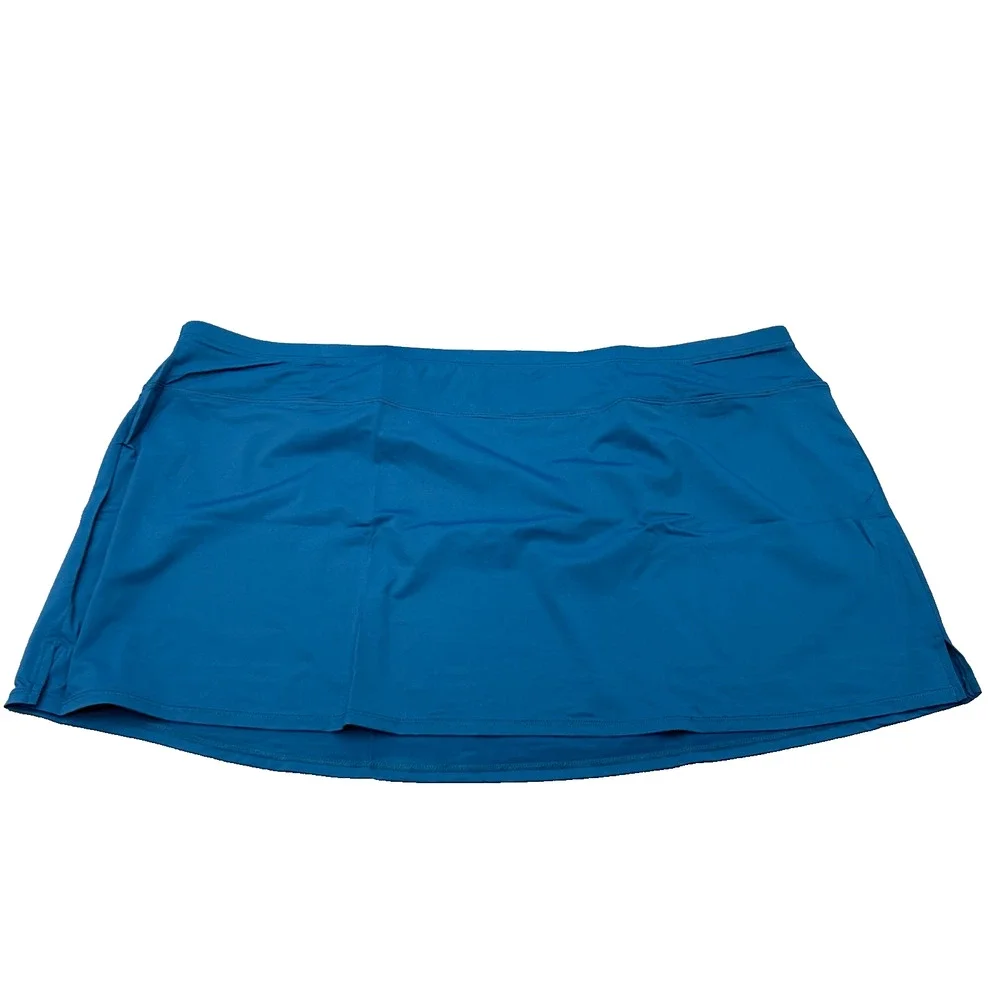 Jantzen Womens Blue Rockin Moroccan Swim Skirt Cover Up Size 20W NWOT
